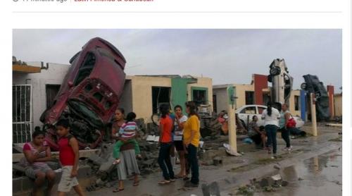 Tornadă DEVASTATOARE în Mexic, cel puțin 11 morți și 12 dispăruți